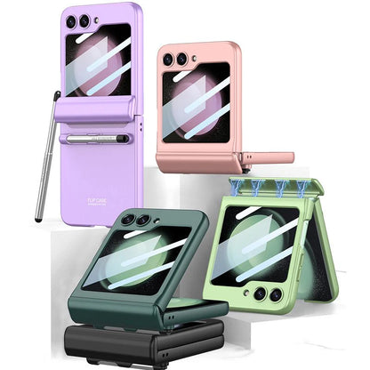 Flip Flex Magnetic Hinge Pen Slot Case