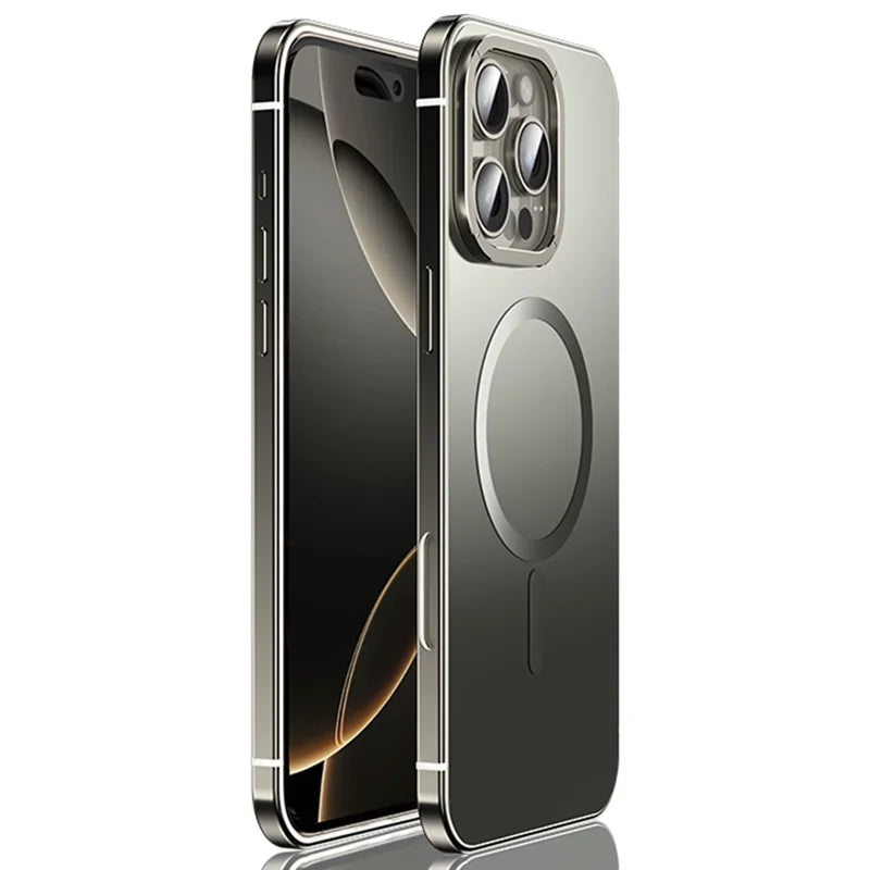 Stainless Steel Frame MagSafe Case