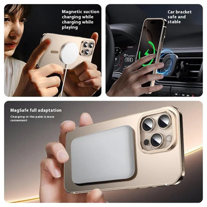 Stainless Steel Frame MagSafe Case